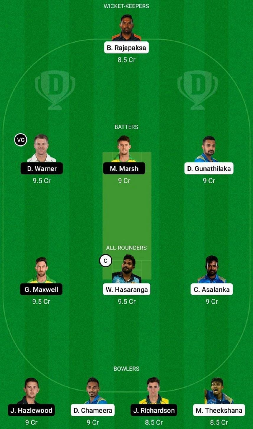 SL vs AUS Dream11 Fantasy Tip #1 - 3rd ODI.