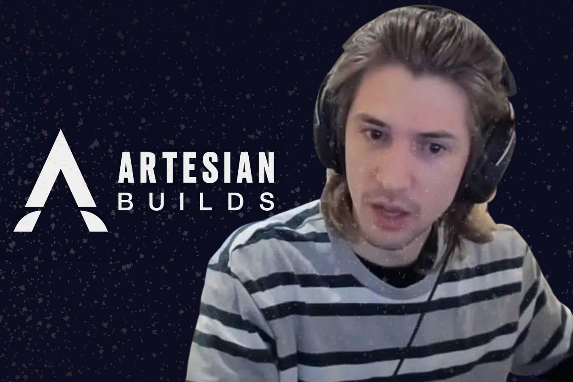 xQc had plenty to say about Artesian Builds and their sponsored streamers in a recent stream (Image via Sportskeeda)