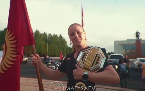 Valentina Shevchenko [Image courtesy of @bulletvalentina on Twitter]