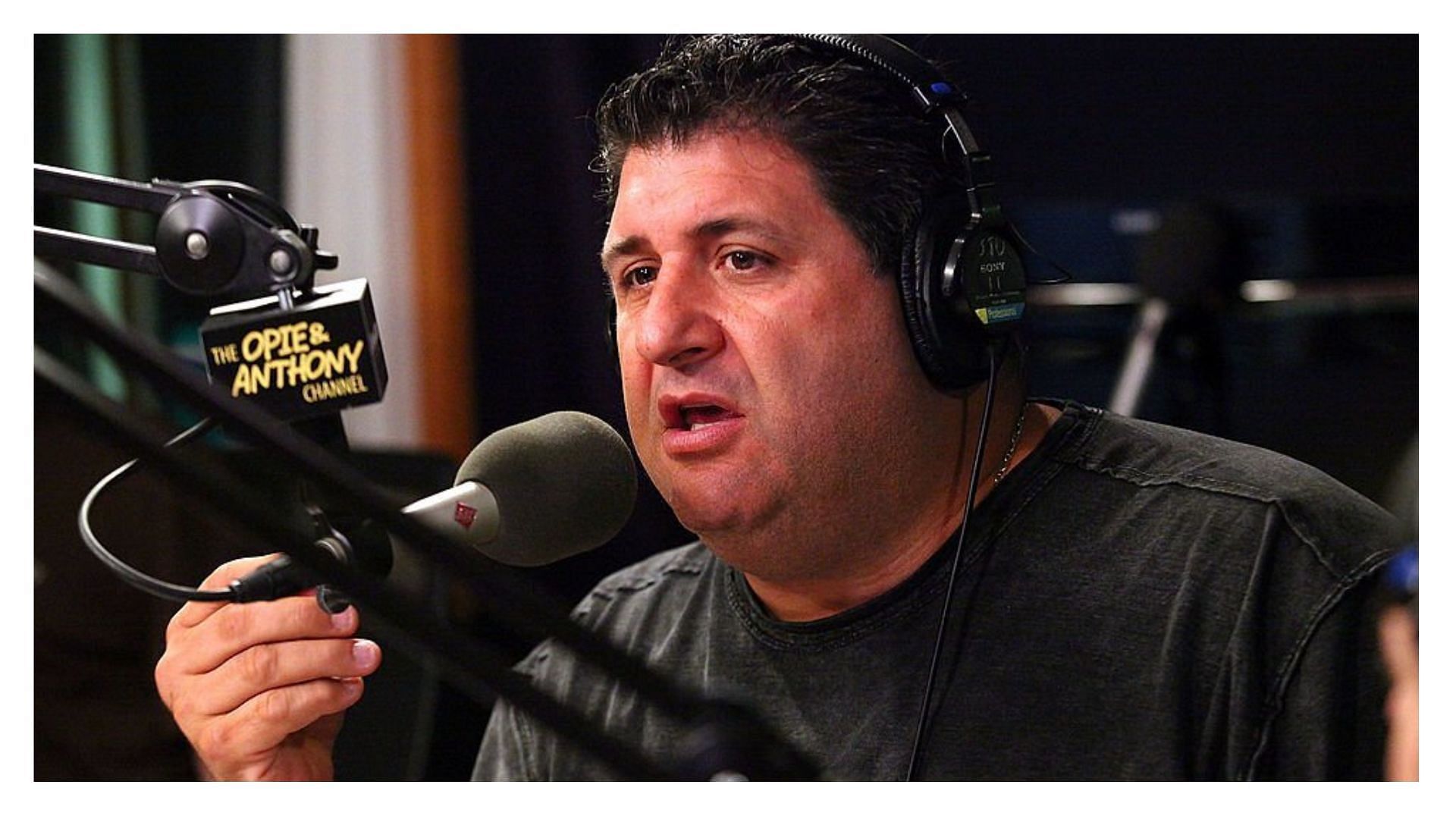 Siragusa visits &#039;The Opie &amp; Anthony Show&#039; at SiriusXM Studio (Image via Astrid Stawiarz/Getty Images)