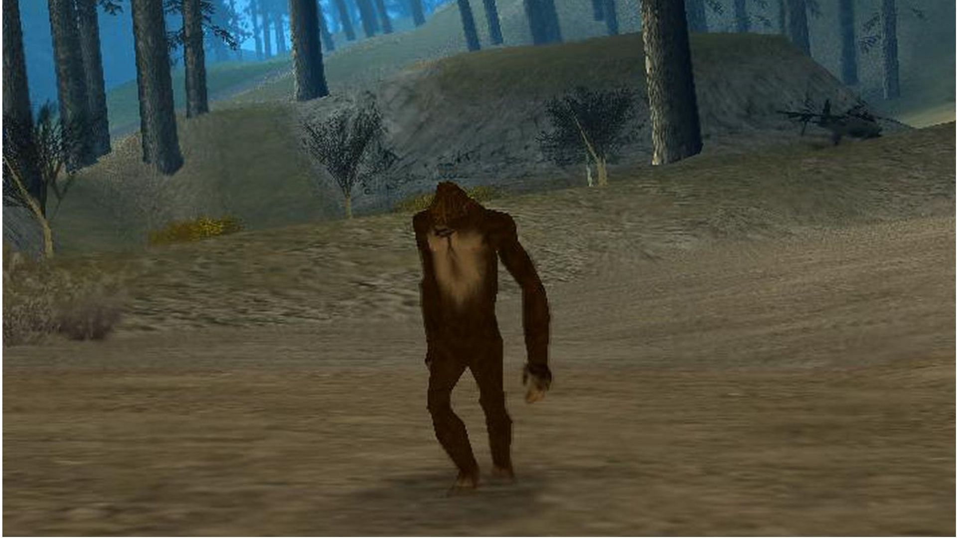 A Bigfoot mod in GTA San Andreas (Image via Rockstar Games)