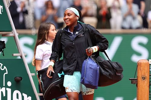 Coco Gauff at the 2022 French Open