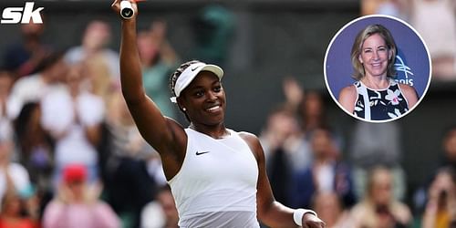 Chris Evert congratulates Sloane Stephens on her White House visit for a special cause