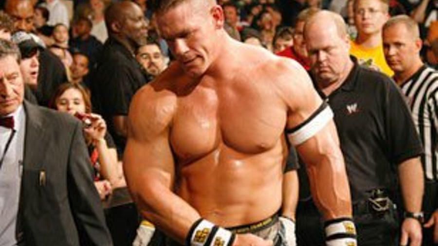 Cena showed why he is likened to Superman by wrestling through a serious injury