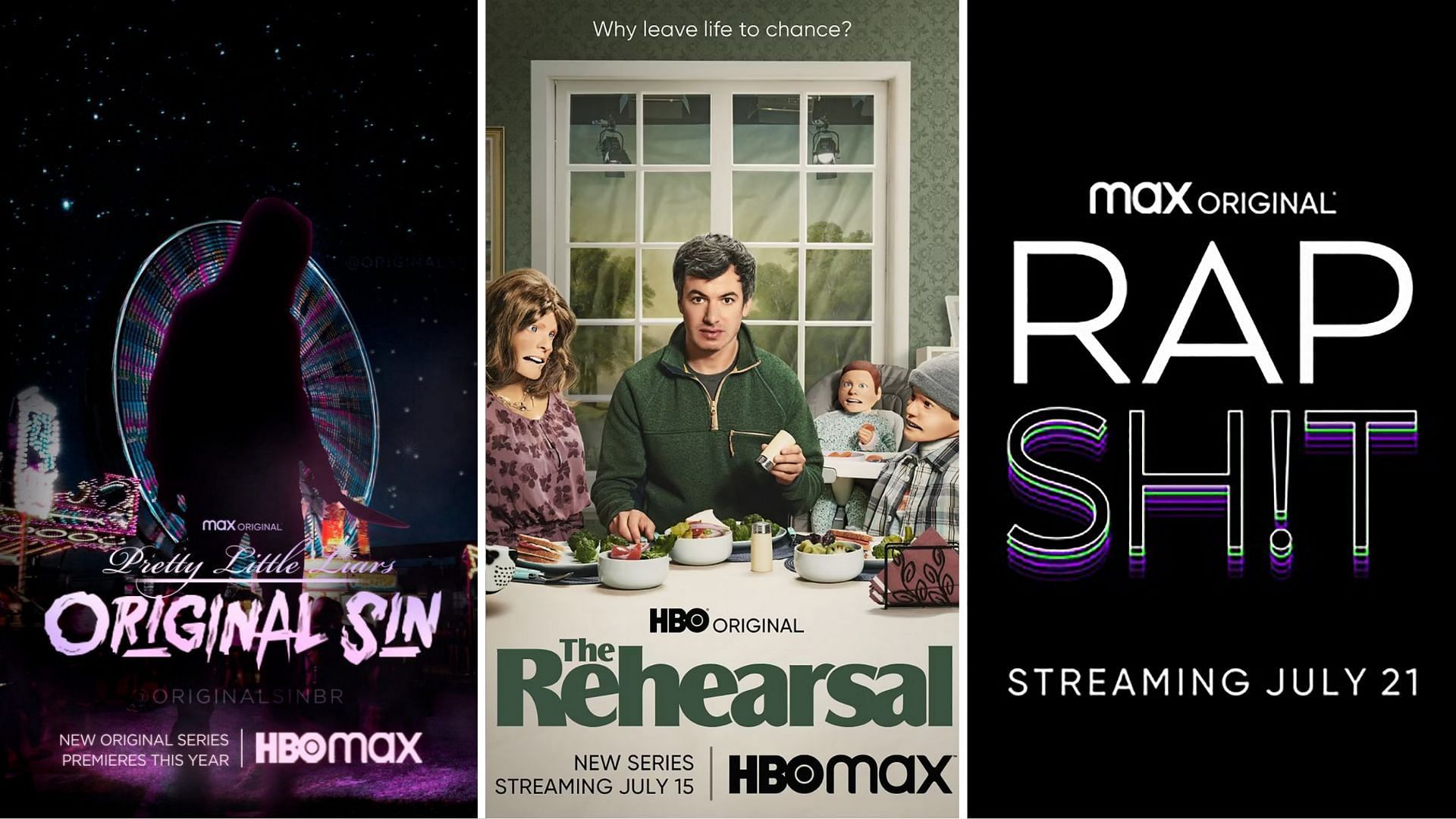 4 top upcoming releases on HBO Max in July 2022 (Images via HBO)