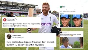 "Bairstow has more strike-rate than Kohli, Rohit in IPL; NZ's WTC win the biggest scam" - Fans go berserk as England whitewash New Zealand 3-0