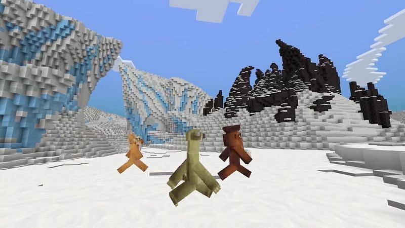 The trio (Image via Minecraft Marketplace on Twitter)