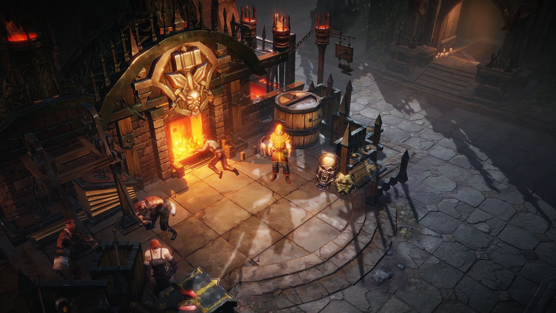 Blacksmiths play a very important in upgrading gear (Image via Blizzard)