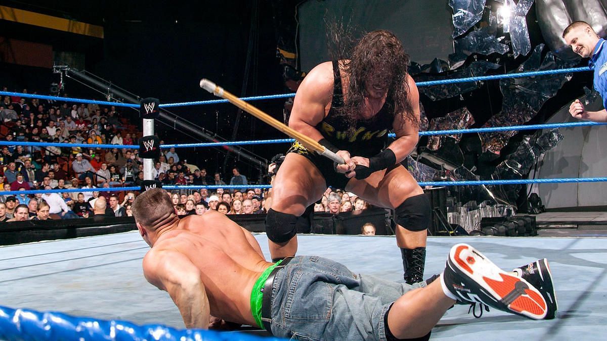 Rhyno and John Cena competed in some big matches