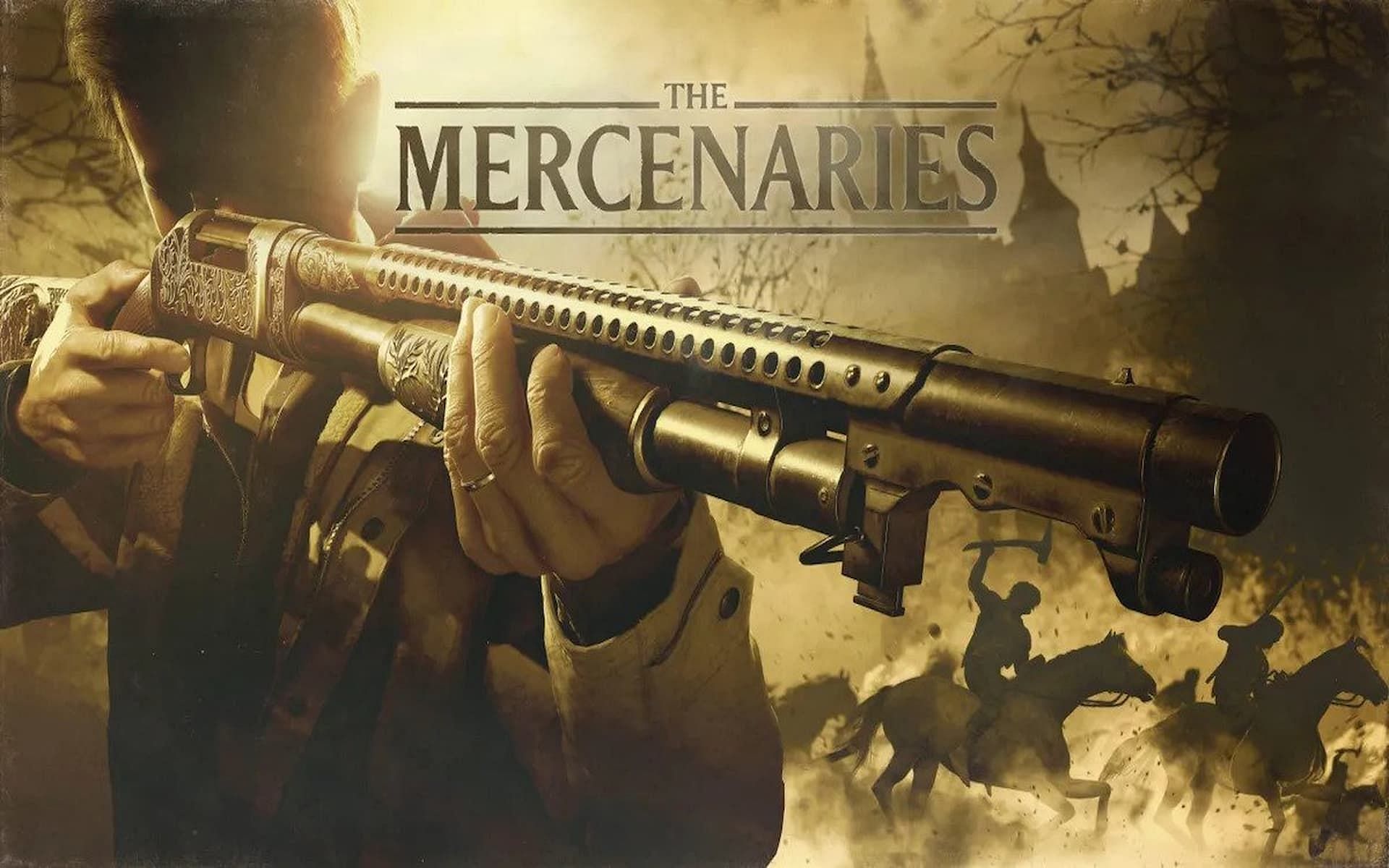 A promotional image for the new Resident Evil Village Mercenaries mode (Image via Capcom)