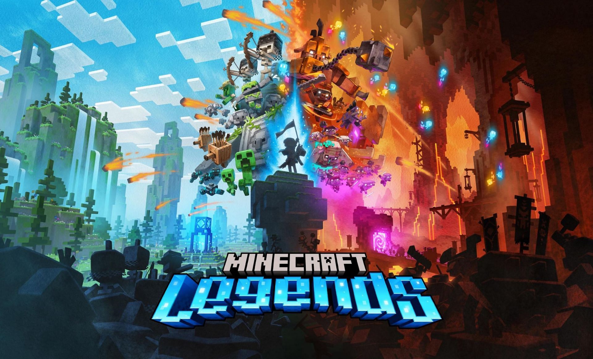 Minecraft Legends cover art (Image via Mojang)