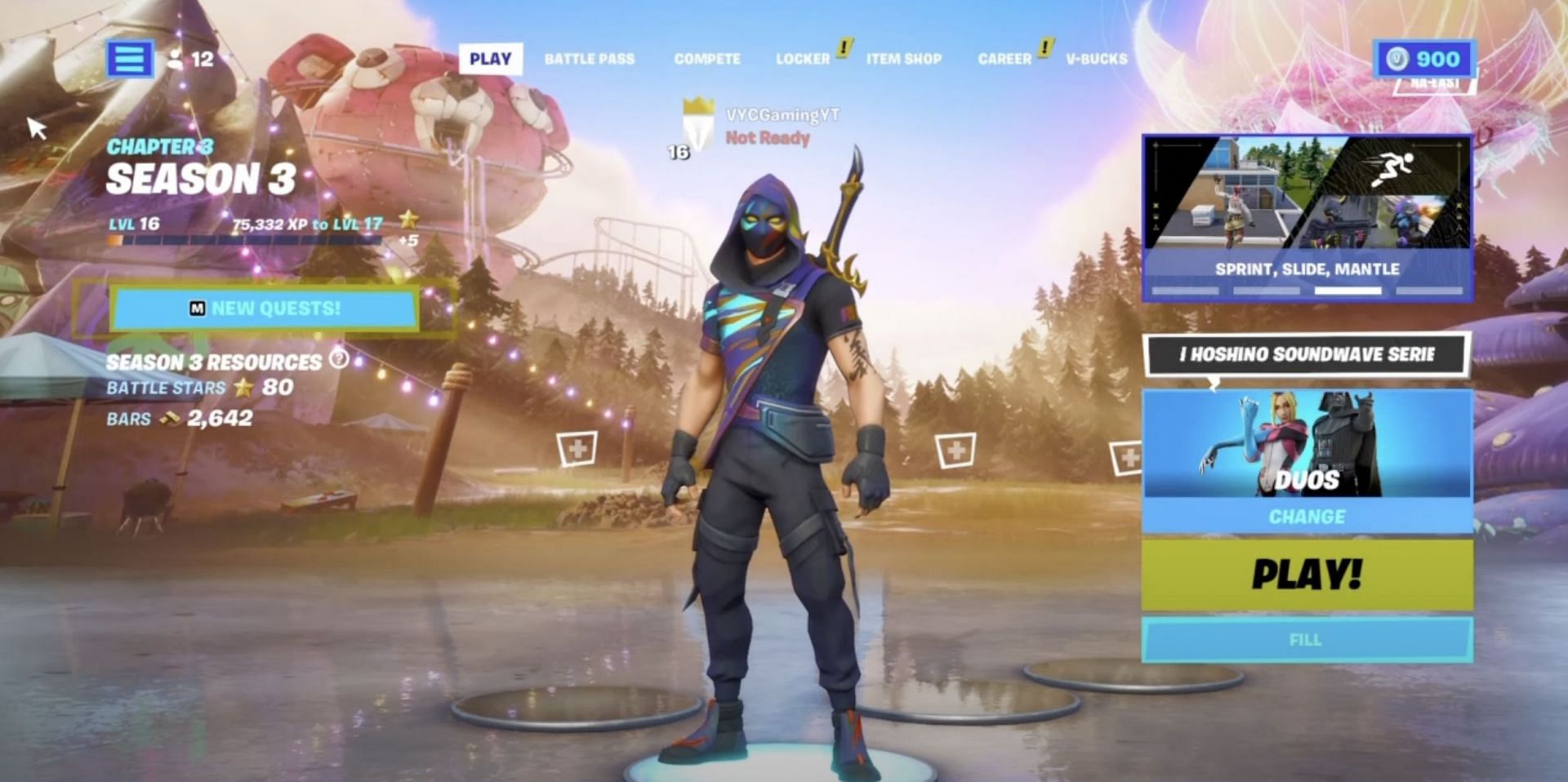 Friend Request bug in Fortnite Chapter 3 Season 3 fixed (Image via VYC Gaming/YouTube)
