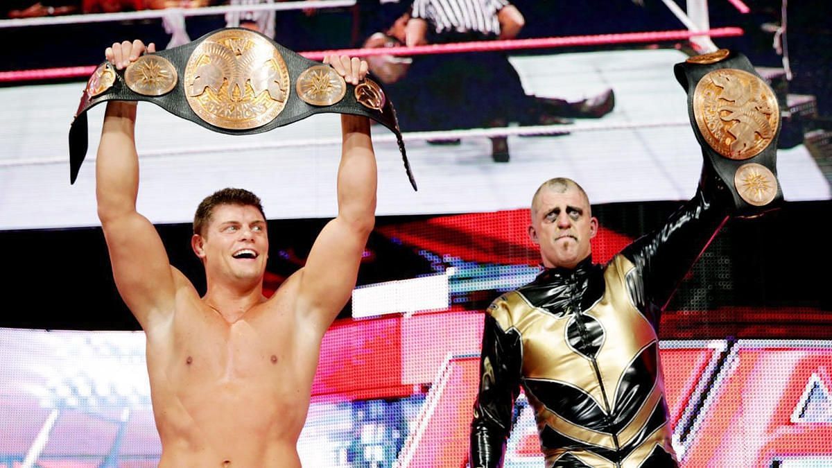 Cody Rhodes and Goldust bag the Tag Team titles!