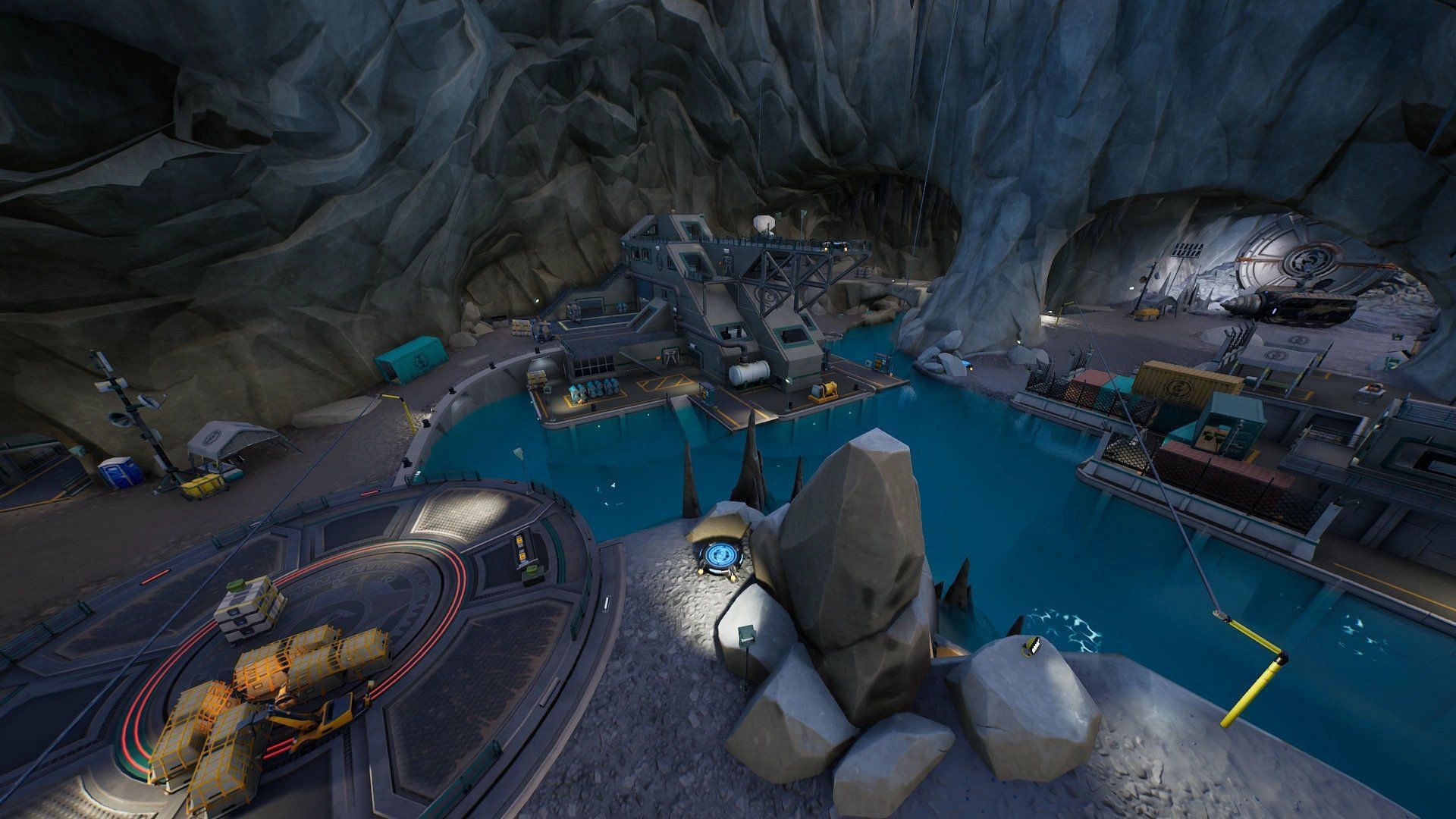 Command Cavern vault in Fortnite (Image via Epic Games)