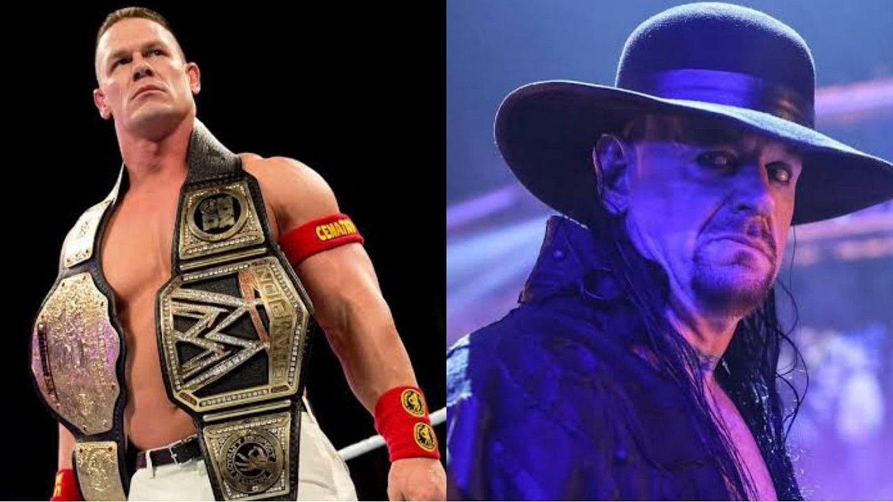 WWE सुपरस्टार जॉन सीना और द अंडरटेकर