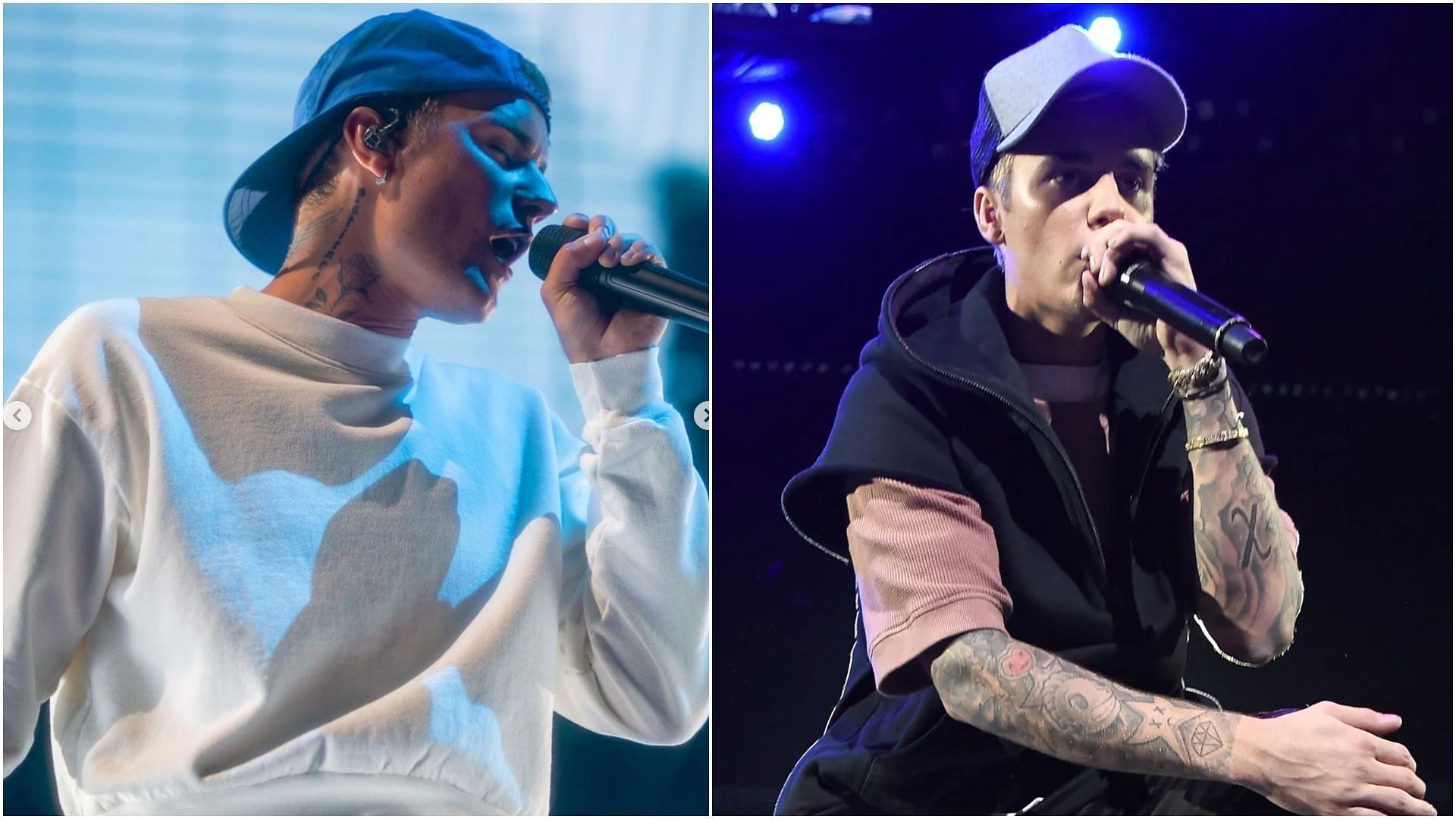 Justin Bieber has canceled some North American tour dates (Images via Instagram/@justinbieber)