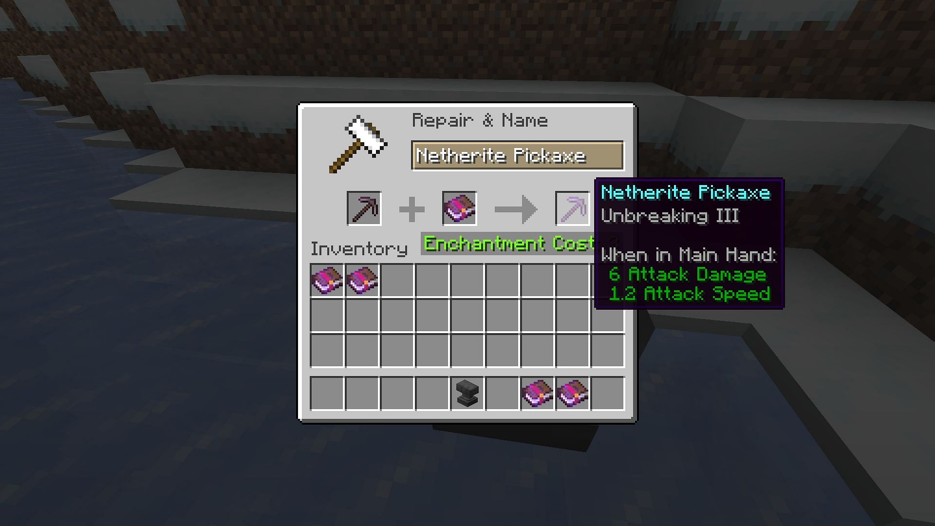 Unbreaking enchanted book (Image via Mojang)