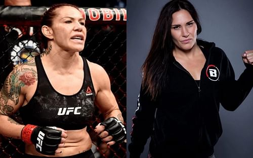 Cris Cyborg (left) and Cat Zingano (right)