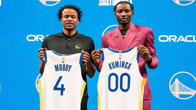 "Steph, Klay and Draymond never got this advanced kind of scouting on what the Finals is and the playoffs" - Warriors GM Bob Myers on Jonathan Kuminga and Moses Moody winning championship in their rookie season