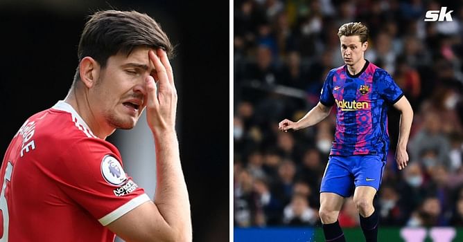 Manchester United block Barcelona’s attempts to include Harry Maguire in swap deal for Frenkie de Jong - Reports