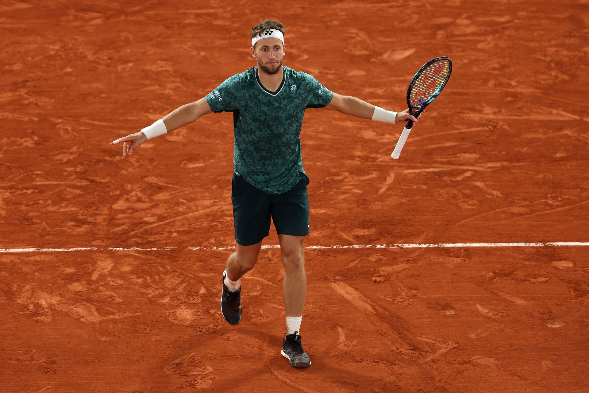 Casper Ruud at the 2022 French Open.