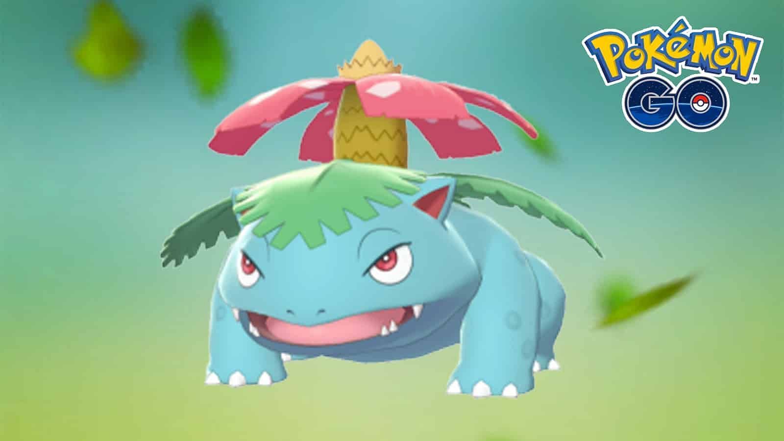 Venusaur is one of the strongest attacking Grass-types (Image via Niantic)