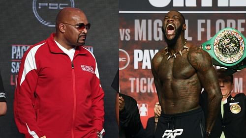 Leonard Ellerbe and Deontay Wilder.