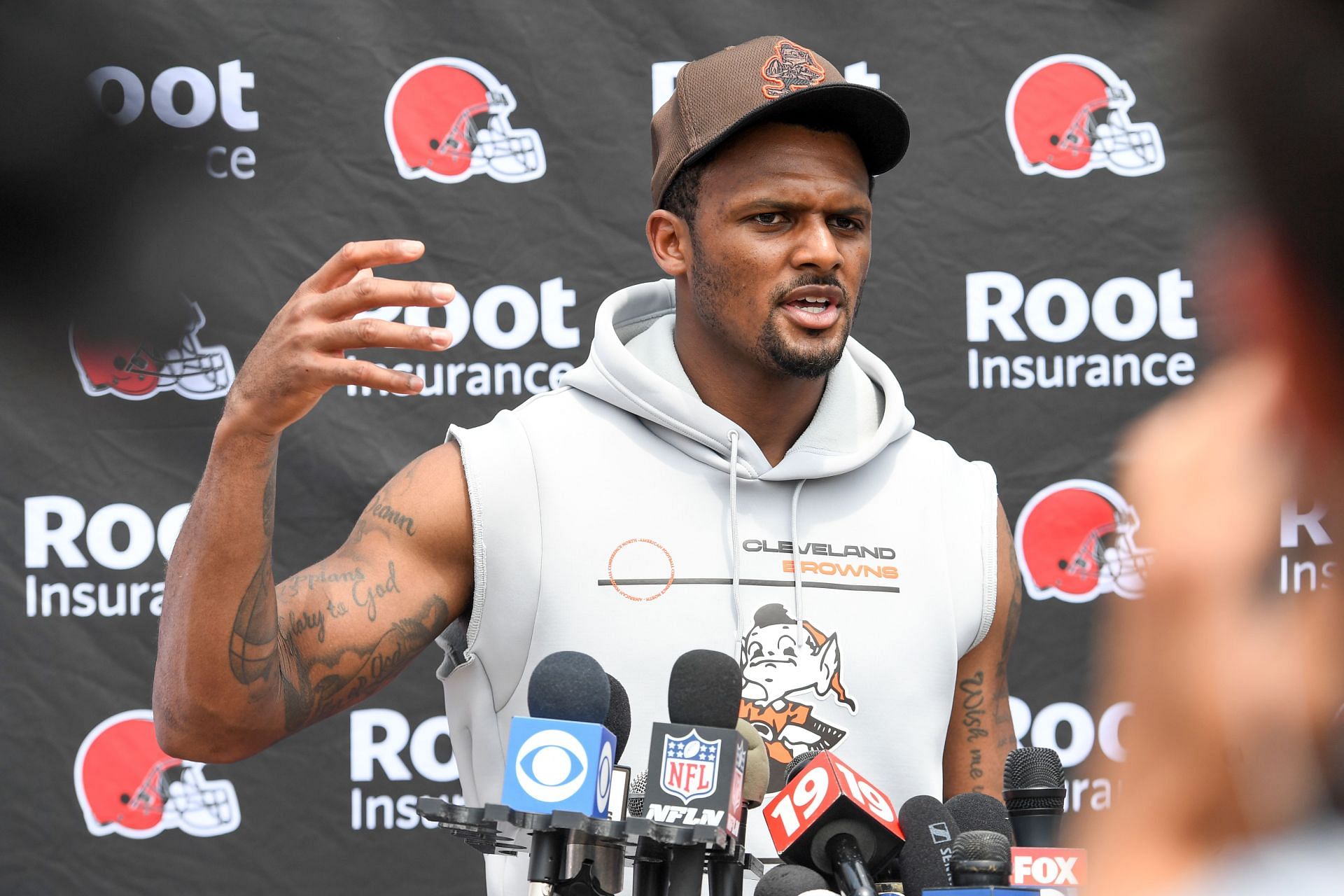 Deshaun Watson Press Conference with the Browns