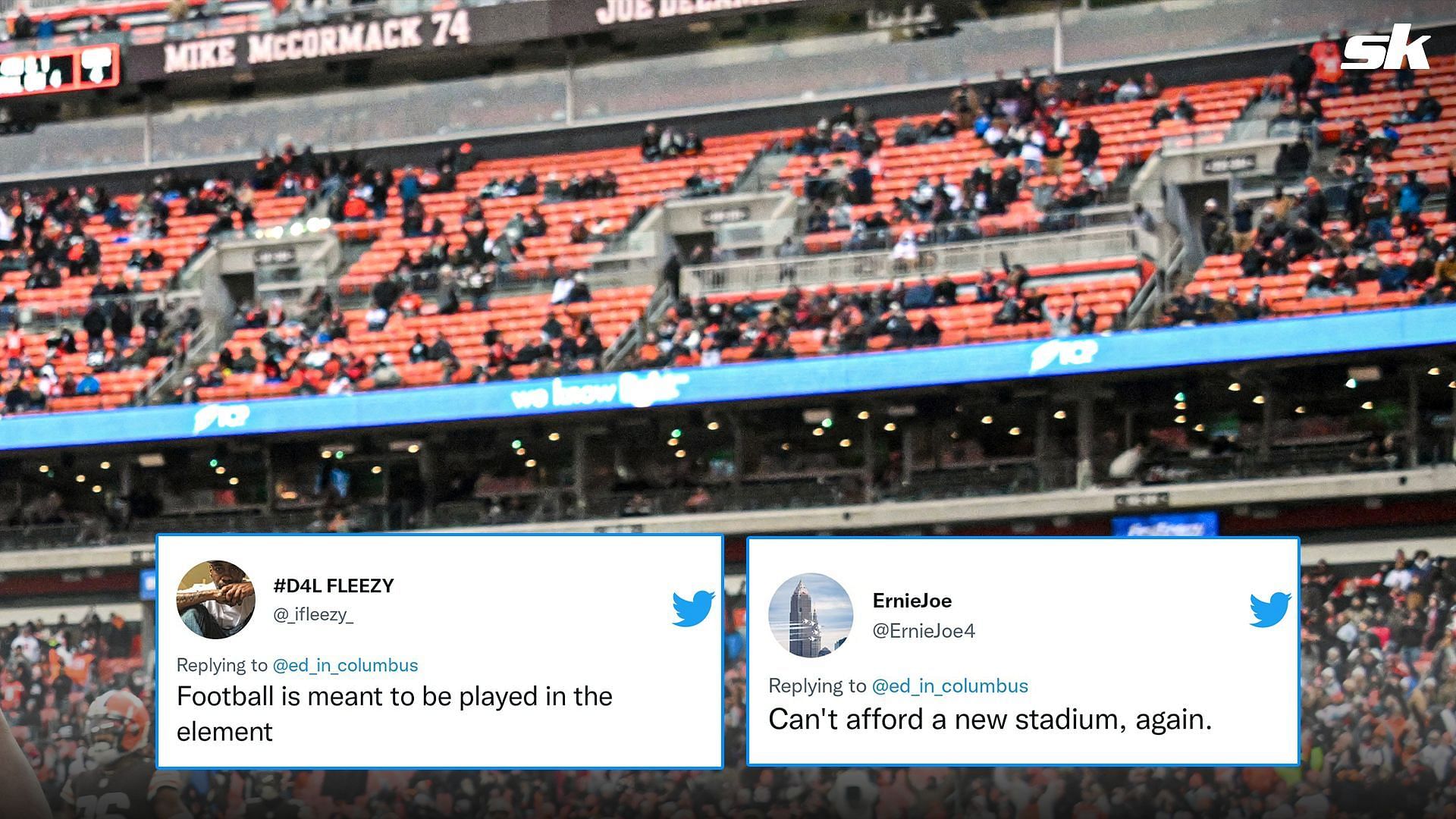 NFL fans react to reports of Browns&#039; new stadium plans