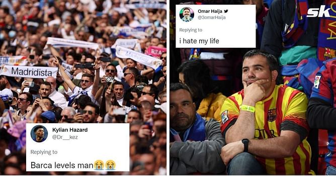 “I hate my life”, “Retirement FC” – Barcelona and Real Madrid fans react hilariously to update involving Camp Nou star