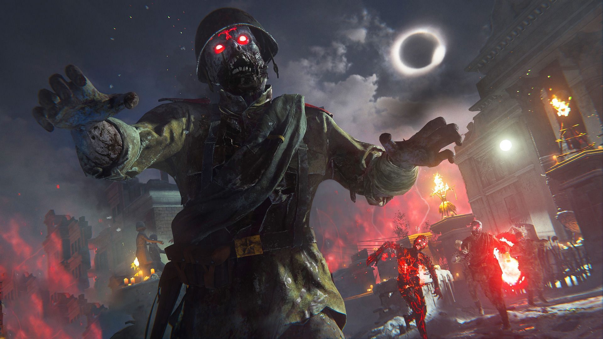 A zombie strikes in COD Vanguard (Image via Activision)