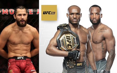 Jorge Masvidal breaks down Kamaru Usman vs Leon Edwards. [Image credits: @UFC on Twitter]