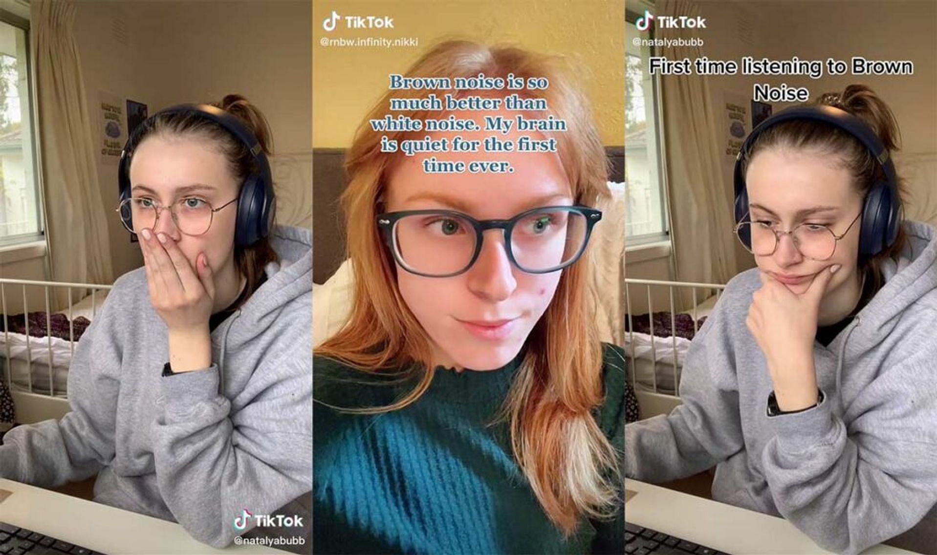 TikTokers going crazy over the Brown Noise; claiming it helps them relax and focus (Image via TikTok