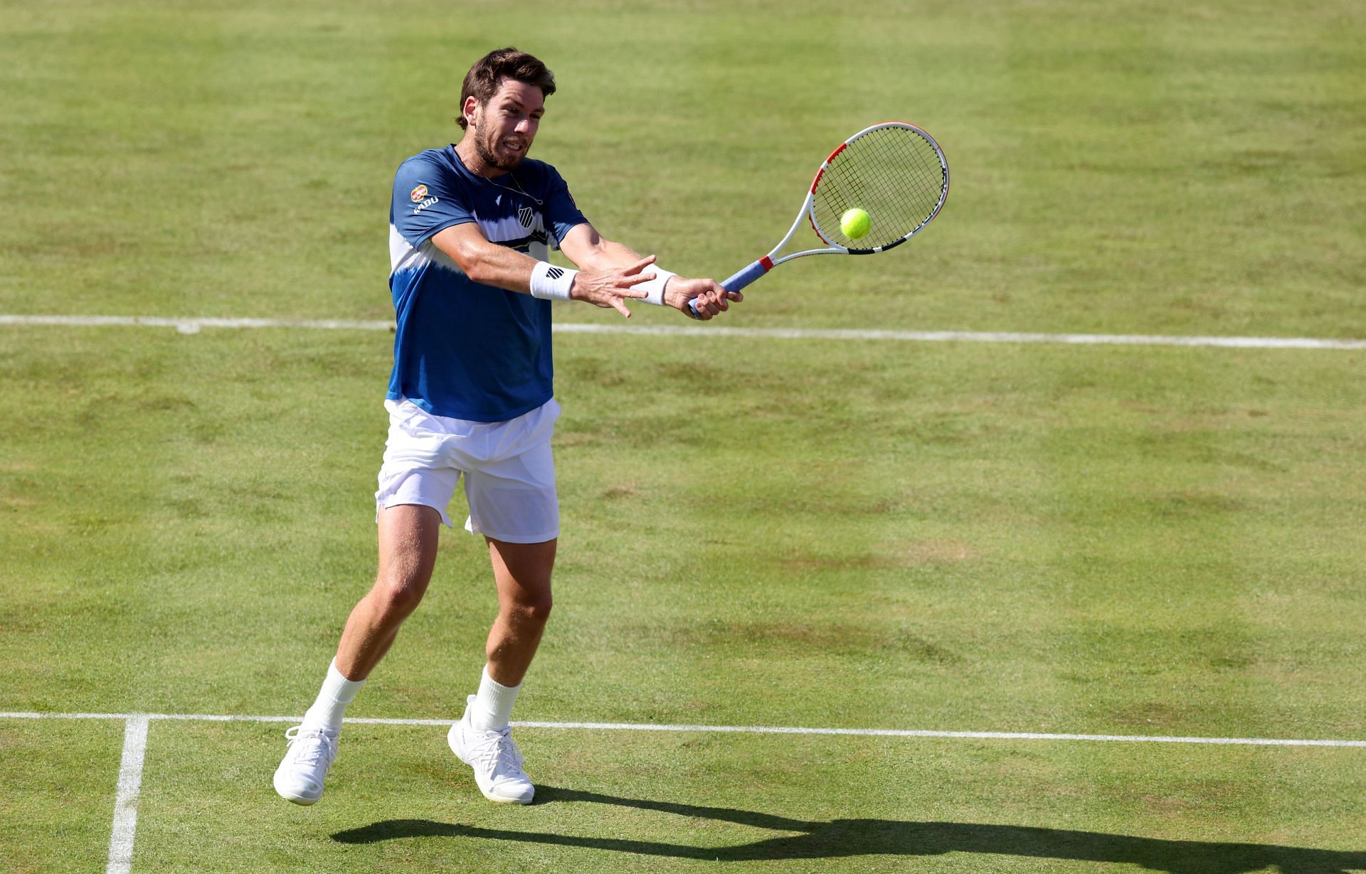 Cameron Norrie in action at the Cinch Championships