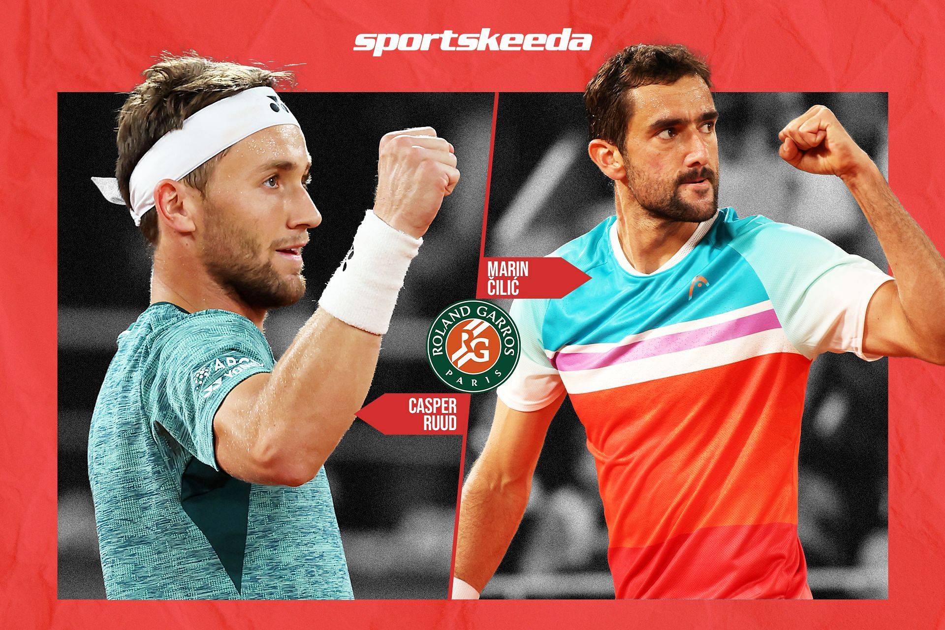 Casper Ruud takes on Marin Cilic in the semifinals of the French Open