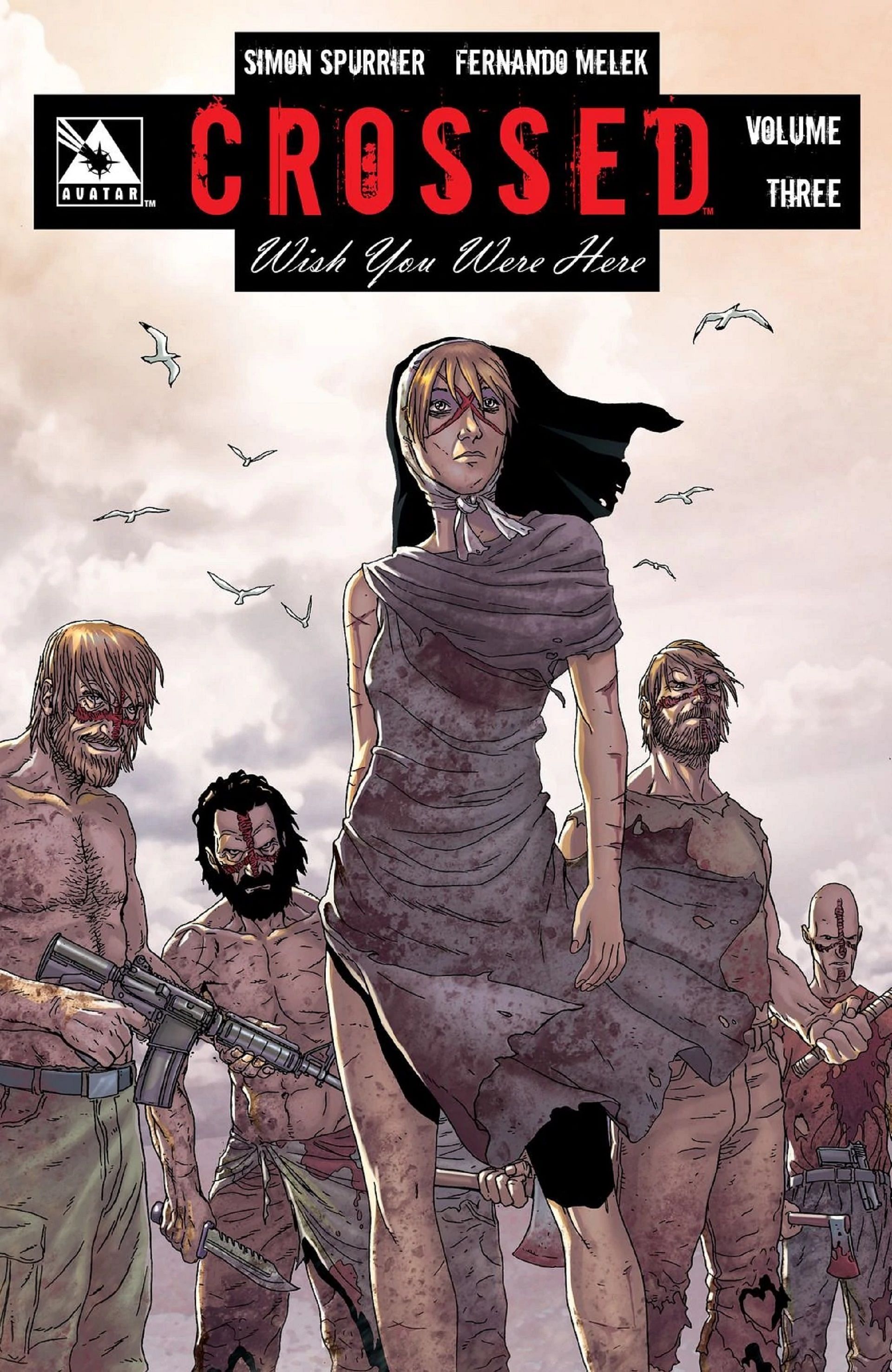 Crossed sees a community struggling to survive a pandemic (Image via Avatar Press)