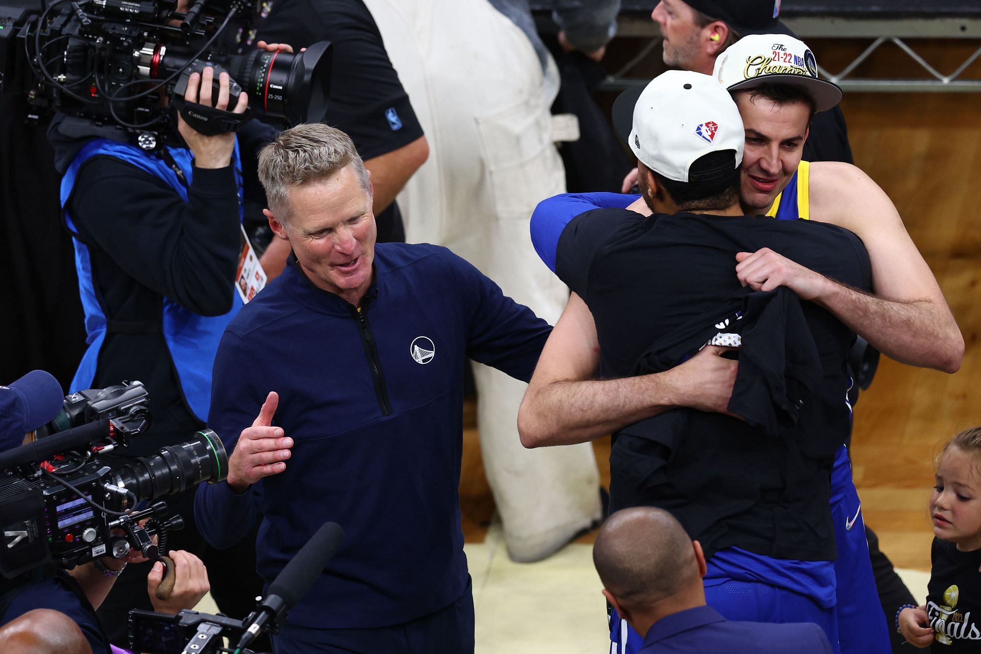 Steve Kerr after the Warriors 2022 NBA Finals victory.