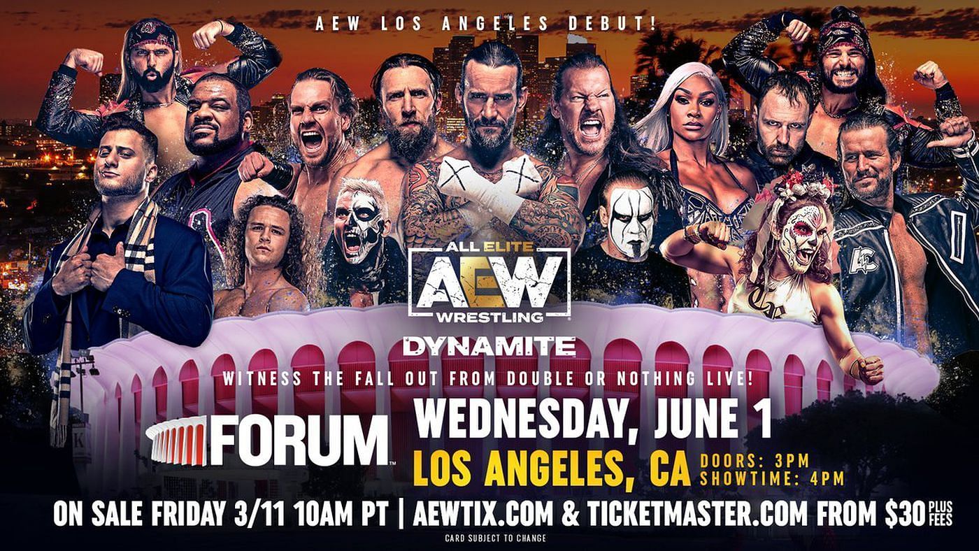 The June 1 episode of AEW Dynamite promises to be a blast