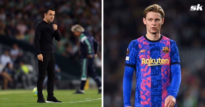 Barcelona manager Xavi will consider selling Frenkie de Jong only if he secures signing of Manchester City star - Reports