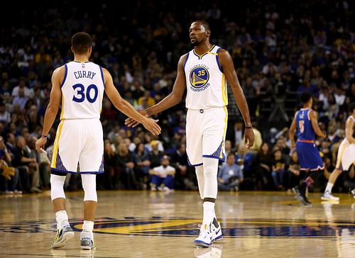 Kevin Durant during his days with the Golden State Warriors.