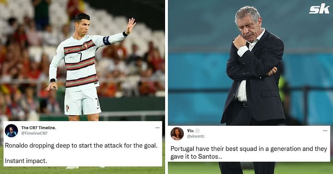 Twitter explodes as Cristiano Ronaldo and Portugal come from behind to secure 1-1 draw against Spain in UEFA Nations League