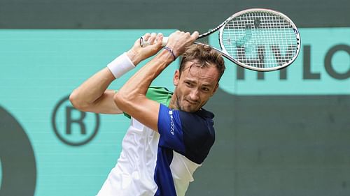 Daniil Medvedev came back strongly to register his first win over Aslan Karatsev