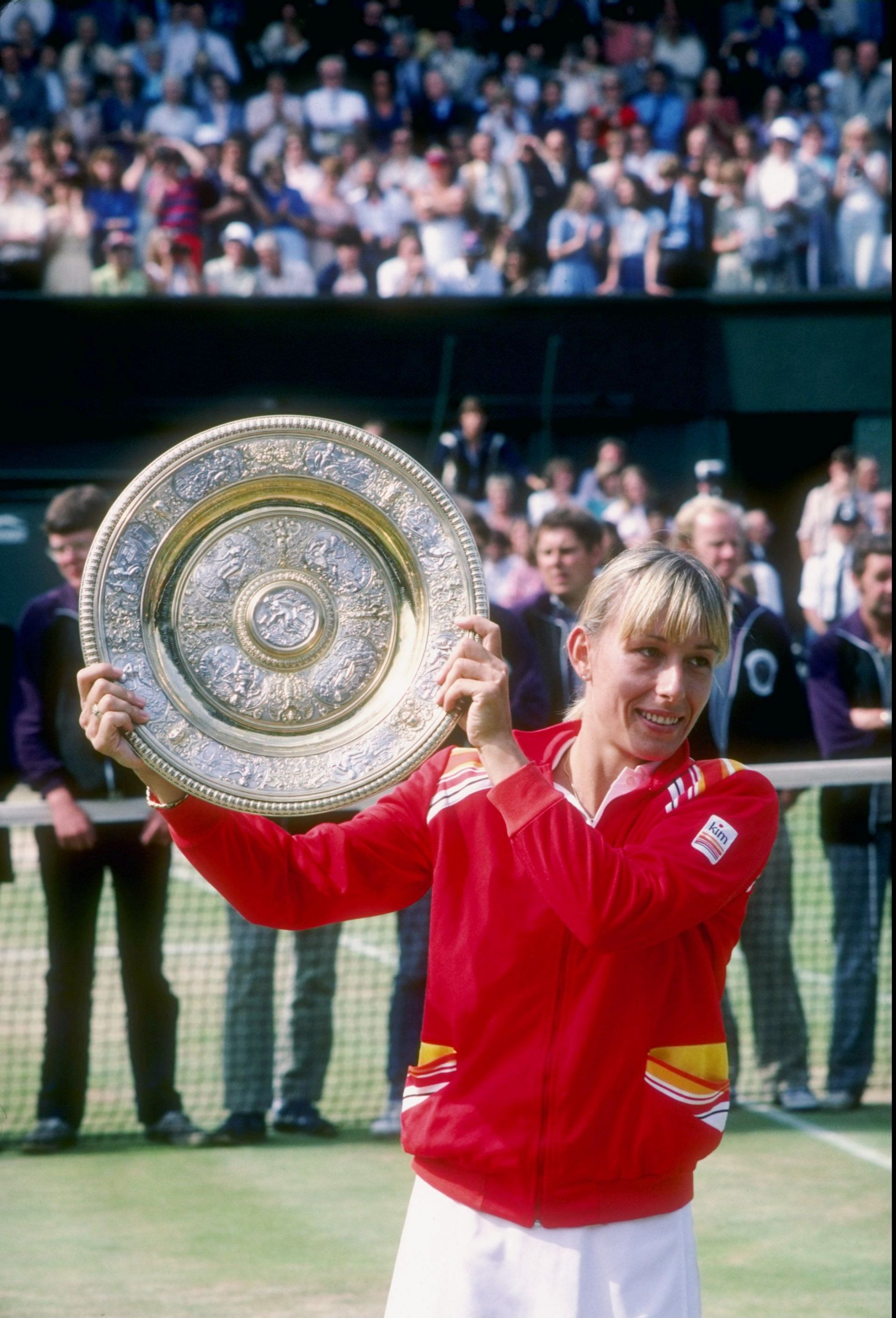 Martina Navratilova won nine titles at the grasscourt Major.