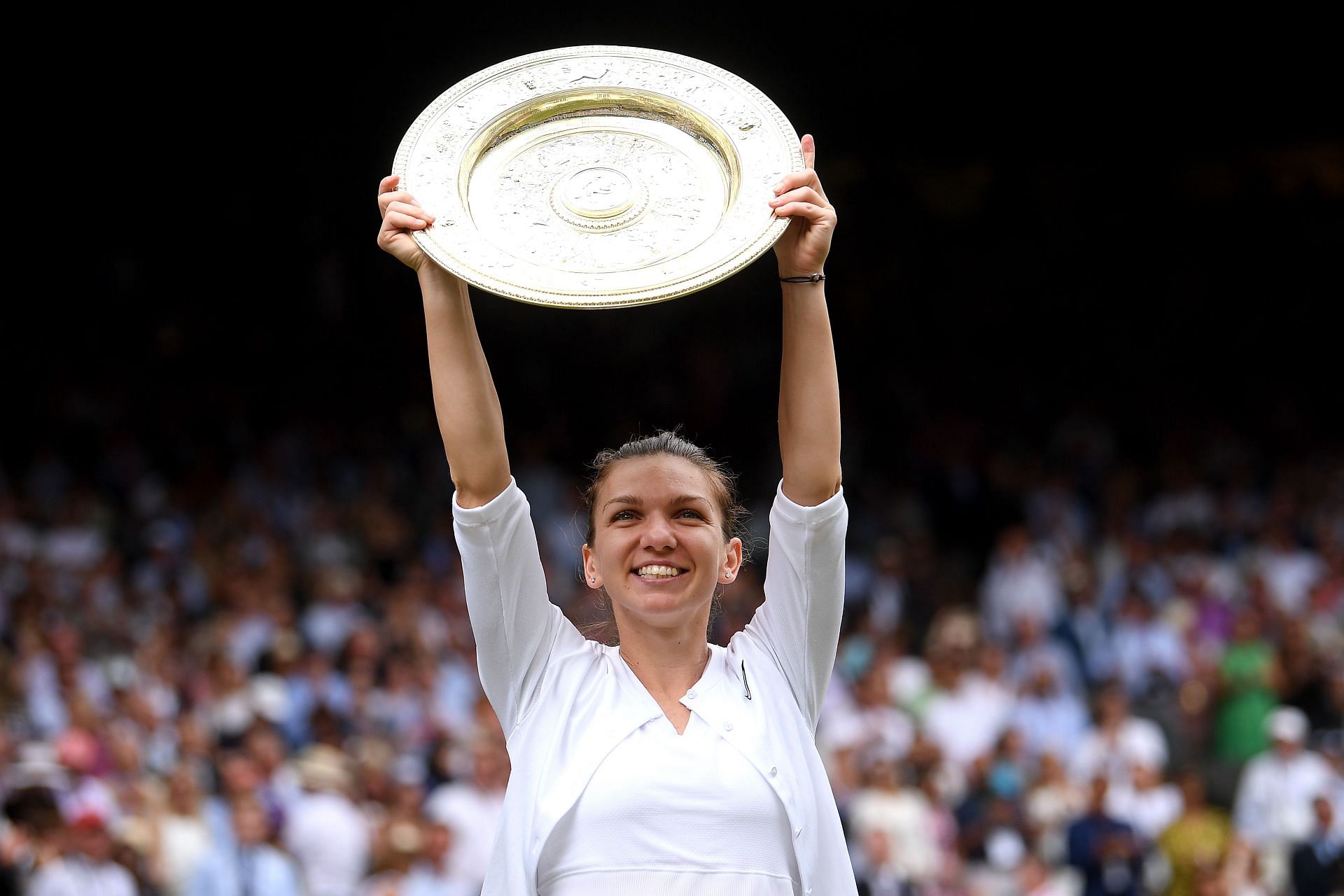 Simona Halep won the Wimbledon title in 2019.
