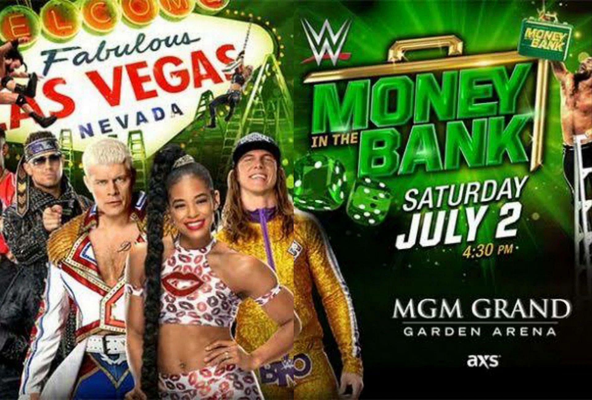 The new poster for MITB shared by WWE last month