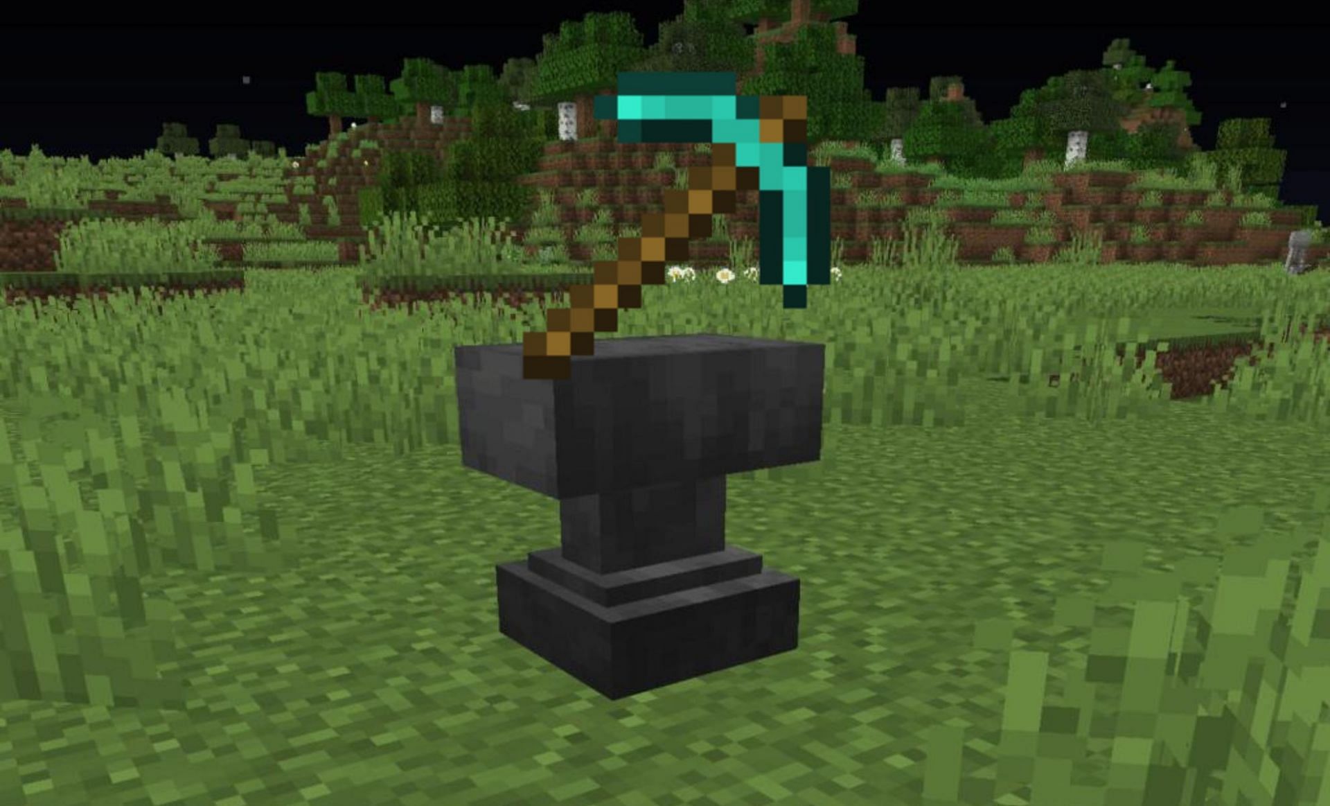 Diamond pickaxe (Image via Minecraft Wiki)