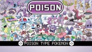 A collage of various Poison-type Pokemon (Image via The Pokemon Company)