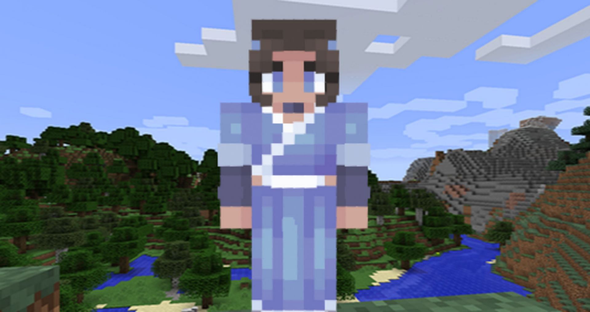 Control Avatar&#039;s most beloved Waterbender with this skin (Image via BirbLover/The Skindex)