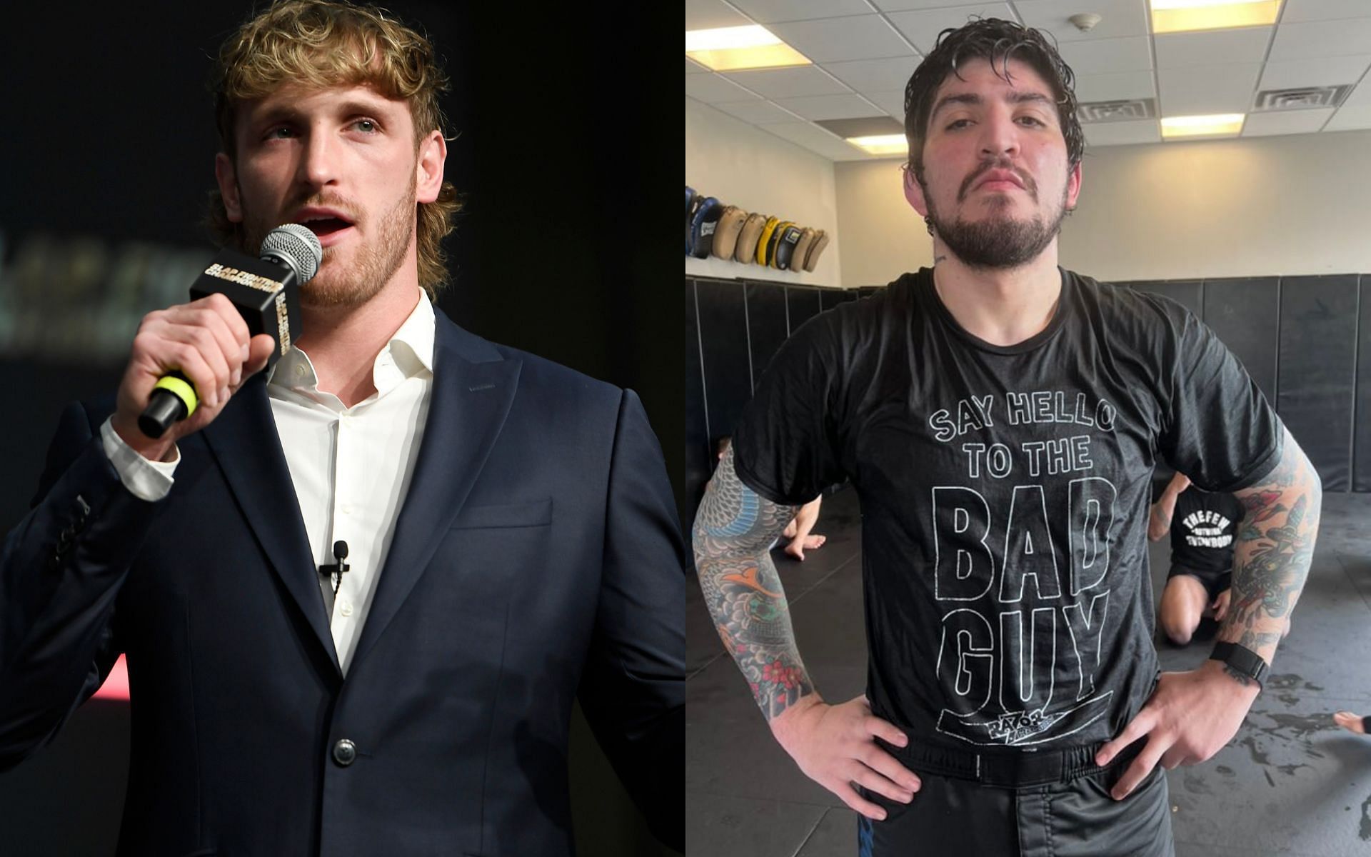 Logan Paul (left) and Dillon Danis (right) (Image credits Getty and @dillondanis on Twitter)