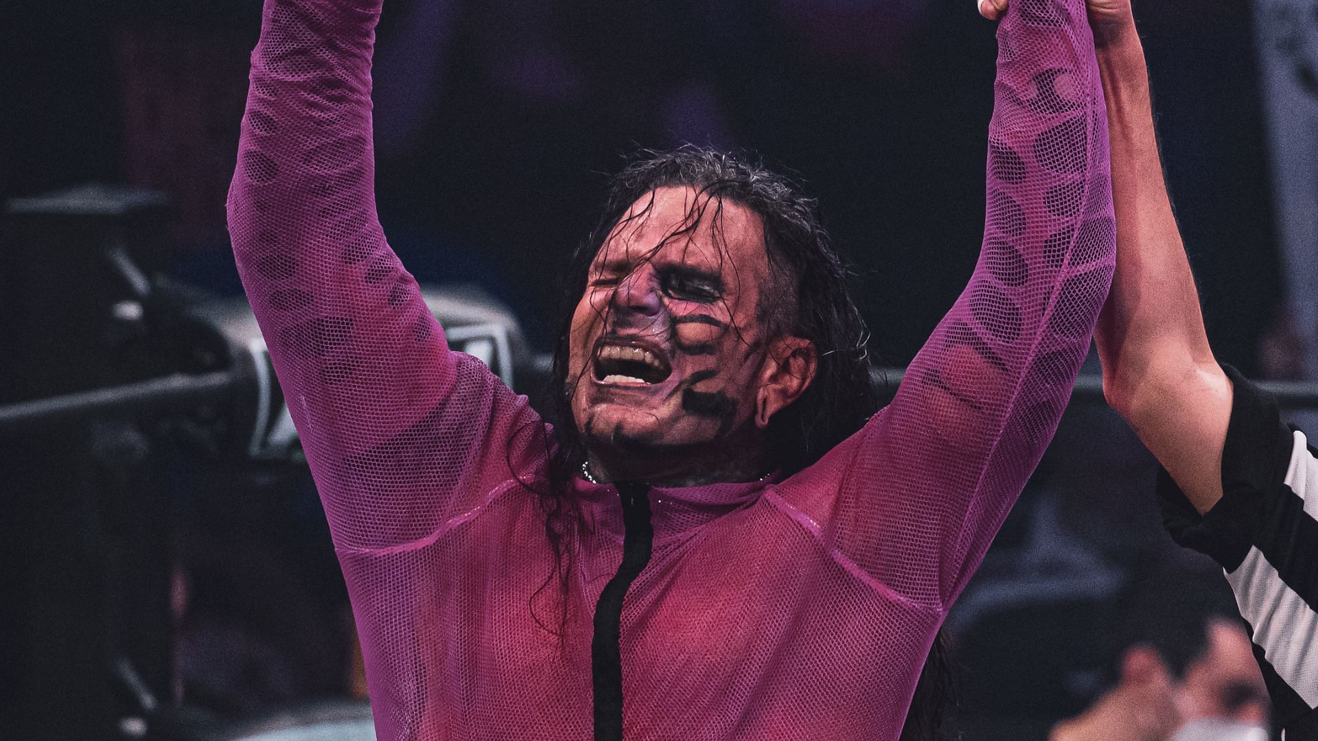 Jeff Hardy at an AEW Dynamite event in 2022